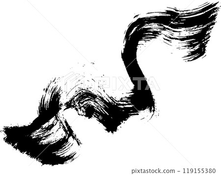 Dry Brush Grunge Wave Stroke Texture 119155380