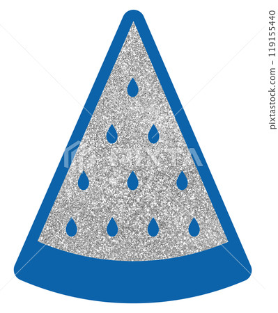Illustration material Watermelon Silver 119155440