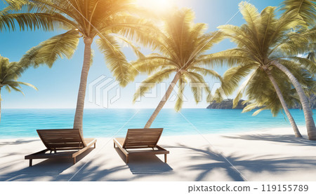 Sandy beach of the bay Sandy beach of the bay 119155789