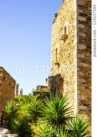 Tower houses in Vathia Greece Mani Peninsula 119157384