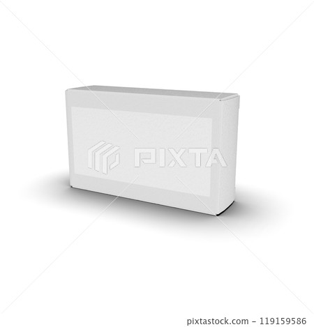white package on gray background 119159586