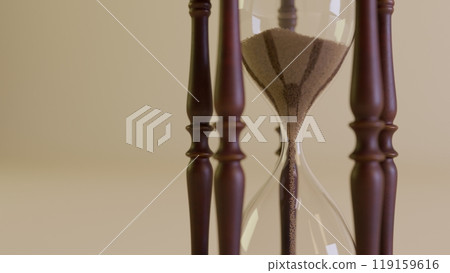 hourglass isolated on background hourglass isolated on background 119159616