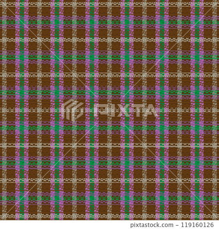 Tartan plaid pattern with texture. 119160126