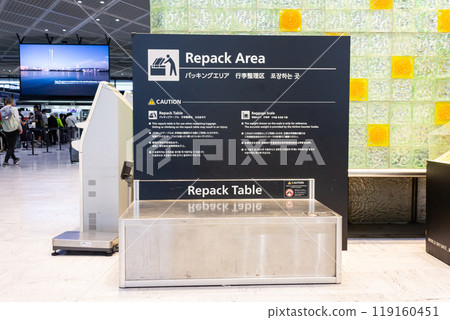 Packing area, Terminal 1, Narita Airport 119160451