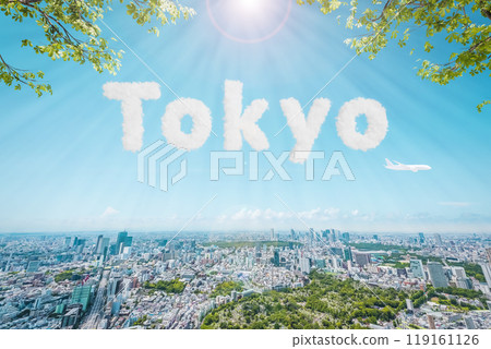 Tokyo cityscape and fresh greenery Tokyo cityscape and fresh greenery 119161126