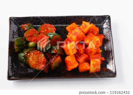 Cucumber and radish kimchi Cucumber and radish kimchi 119162432