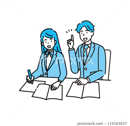 Cram school High school students 119163637