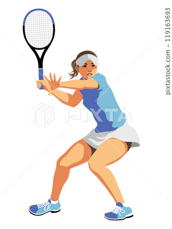 女子網球運動員 119163693