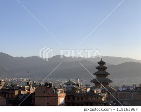 尼泊爾世界遺產城市巴克塔普爾風景 尼泊爾世界遺產城市巴克塔普爾風景 119163967