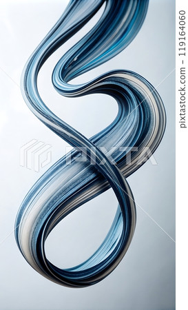 Delicate calligraphy flourishes and bold ink lines 119164060