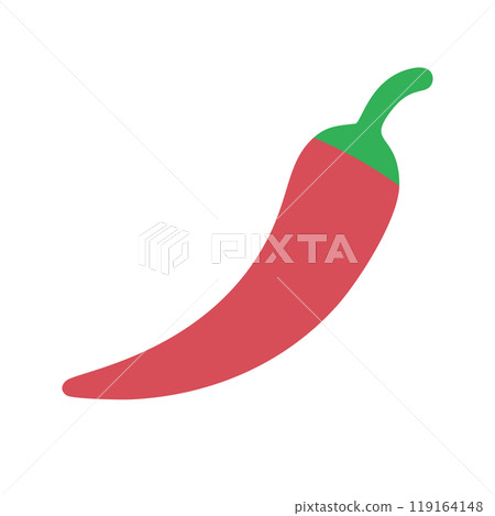 辣椒圖示簡單 辣椒圖示簡單 119164148