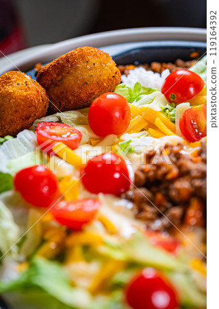 Food Rice Taco rice Food Rice Taco rice 119164392
