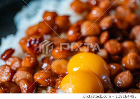 烹飪:米飯:維納碗 烹飪:米飯:維納碗 119164483