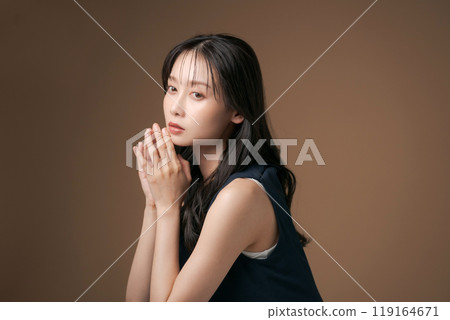 20多歲長髮女子肖像 119164671