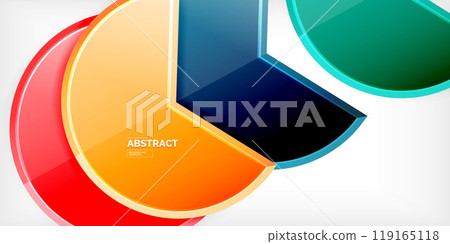 Trendy round shapes with triangular angle design element. Vector Illustration For Wallpaper, Banner, Background, Card, Book Illustration, landing page Trendy round shapes with triangular angle design element. Vector Illustration For Wallpaper, Banner, Background, Card, Book Illustration, landing page 119165118