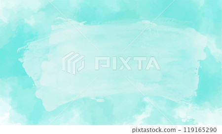 Abstract blue watercolor background.Hand painted watercolor. vector Abstract blue watercolor background.Hand painted watercolor. vector 119165290