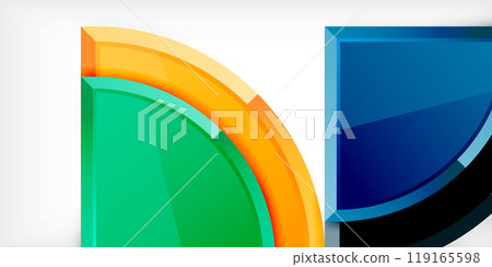Glossy circles geometric background. Vector Illustration For Wallpaper, Banner, Background, Card, Book Illustration, landing page Glossy circles geometric background. Vector Illustration For Wallpaper, Banner, Background, Card, Book Illustration, landing page 119165598