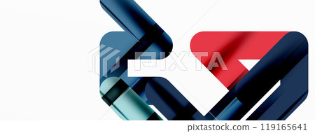 Abstract background - colorful lines composition. Technology or business digital template Abstract background - colorful lines composition. Technology or business digital template 119165641