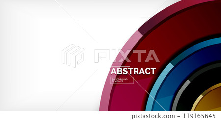 Triangle circles background. Vector Illustration For Wallpaper, Banner, Background, Card, Book Illustration, landing page Triangle circles background. Vector Illustration For Wallpaper, Banner, Background, Card, Book Illustration, landing page 119165645