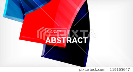 Vector abstract color geometric shapes. Illustration For Wallpaper, Banner, Background, Card, Book Illustration, landing page Vector abstract color geometric shapes. Illustration For Wallpaper, Banner, Background, Card, Book Illustration, landing page 119165647