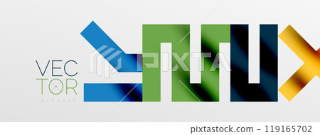 Colorful squares, lines minimal abstract background. Vector Illustration For Wallpaper, Banner, Background, Card, Book Illustration, landing page Colorful squares, lines minimal abstract background. Vector Illustration For Wallpaper, Banner, Background, Card, Book Illustration, landing page 119165702