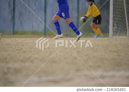 Soccer match, elementary school students Soccer match, elementary school students 119165881
