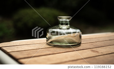 Old glass with a low center of gravity Old glass with a low center of gravity 119166152