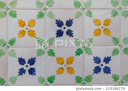 Background of the traditional ornate portuguese decorative tiles azulejos 119166179