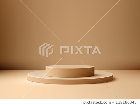 Minimalist Beige Cylindrical Podiums for Product Display, Layered Mockup Design for Showroom and Showcase, Neutral Brown Background for Small Item Presentation Minimalist Beige Cylindrical Podiums for Product Display, Layered Mockup Design for Showroom and Showcase, Neutral Brown Background for Small Item Presentation 119166343