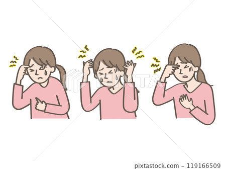 People with headaches 119166509