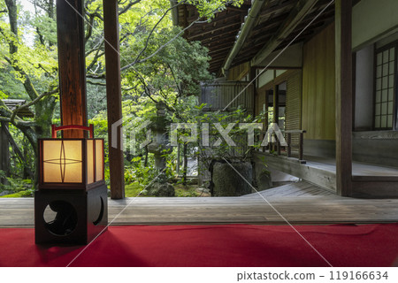 從書院看妙心寺慶春院侘庭 119166634