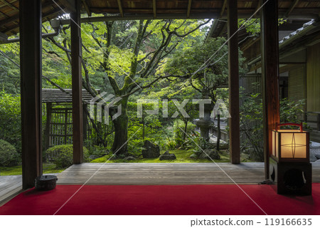 從書院看妙心寺慶春院侘庭 119166635