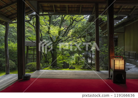 從書院看妙心寺慶春院侘庭 119166636