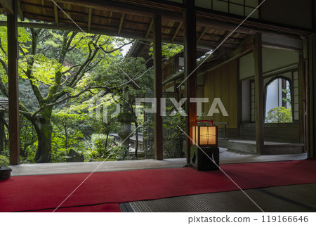 從書院看妙心寺慶春院侘庭 119166646