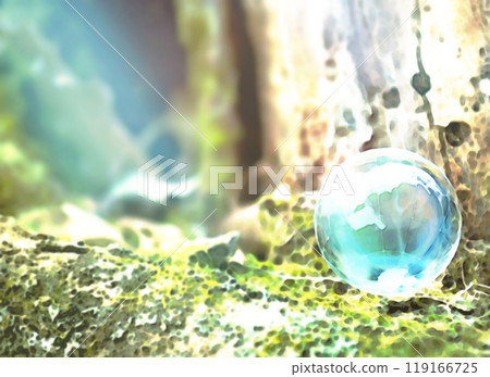 生態形象-樹幹上的地球儀 生態形象-樹幹上的地球儀 119166725