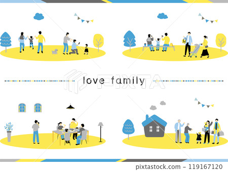 Family life enjoying everyday life Family life enjoying everyday life 119167120