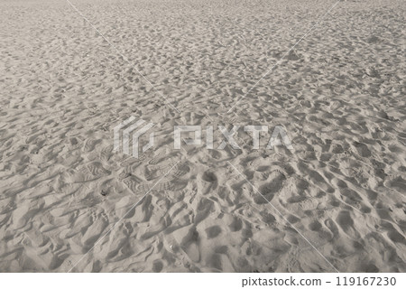 The surface of the beach sand 119167230