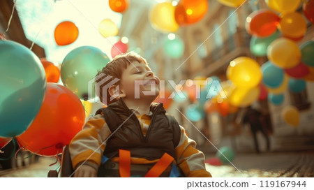 Raising awareness: international cerebral palsy day, dedicated to supporting individuals, inclusion, spreading knowledge cerebral palsy, that highlight the importance of understanding and empathy 119167944