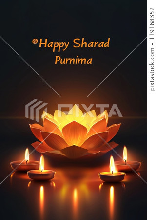 Celestial devotion: Sharad Purnima's full moon celebration, ancient rituals, modern observances, divine worship, cultural customs, festive spirit of Kojagari Purnima diverse regions, traditions. 119168352