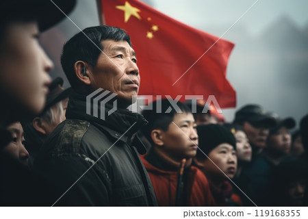 Unity and heritage: people celebrate China independence day, embracing rich cultural traditions, historical significance through community events, performances, shared expressions of national pride. Unity and heritage: people celebrate China independence day, embracing rich cultural traditions, historical significance through community events, performances, shared expressions of national pride. 119168355