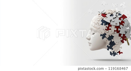 Psychological insight: psychology and psychoanalysis, mental processes and neuroscience, key to effective treatment for brain-related mental illnesses and disorders. 119168467