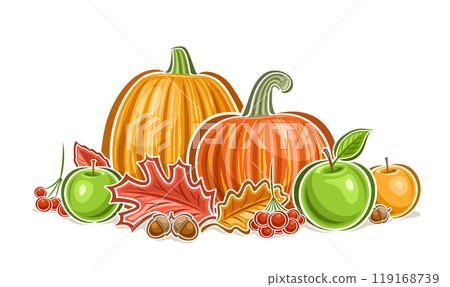 Vector Thanksgiving Logo Vector Thanksgiving Logo 119168739