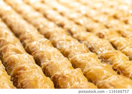 Turkish Sweets - Baklava in Honey 119168757