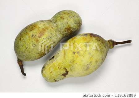 A ripe pawpaw ready to eat 119168899