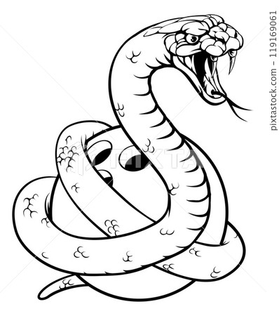 Snake Bowling Ball Animal Sports Team Mascot 119169061