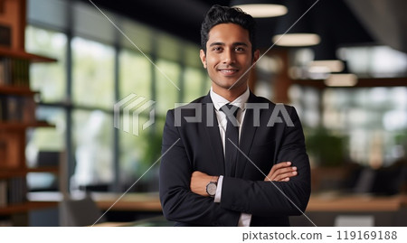 Portrait of Indian businessman Portrait of Indian businessman 119169188