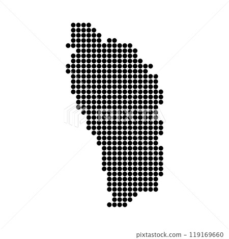 Dominica Map Illustration Icon Dominica Map Illustration Icon 119169660