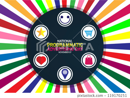 National Programmatic Advertising Day, Modern background 119170251