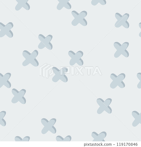 Hand drawn seamless cross pattern Hand drawn seamless cross pattern 119170846