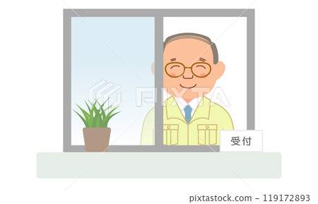 一位微笑的公寓經理擔任接待員 一位微笑的公寓經理擔任接待員 119172893